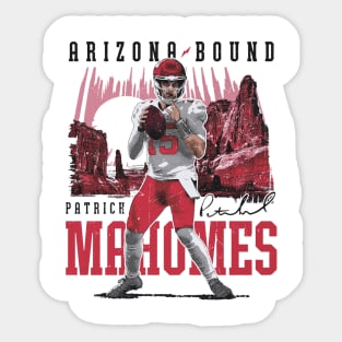 Patrick Mahomes Kansas City Arizona Bound Sticker